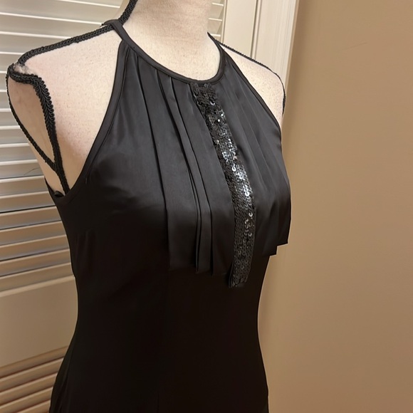 MM Couture by Miss Me Black Cocktail Dress with Fringed Skirt, Size Small, EUC - Picture 8 of 17